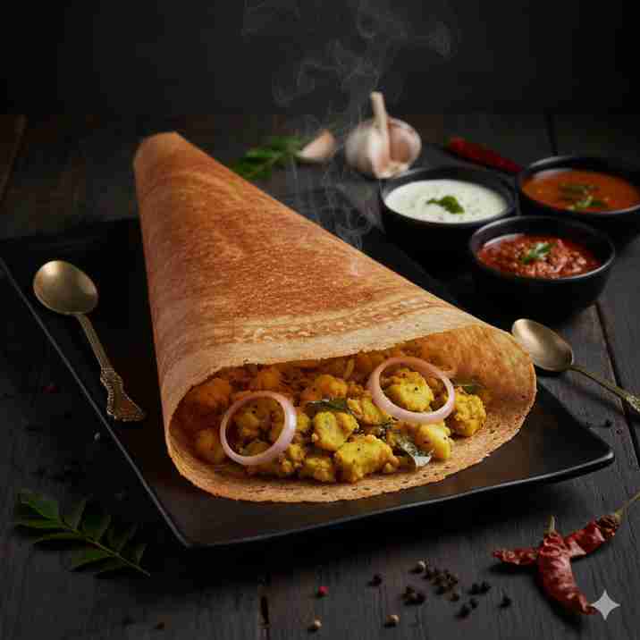 Onion Masala Dosa
